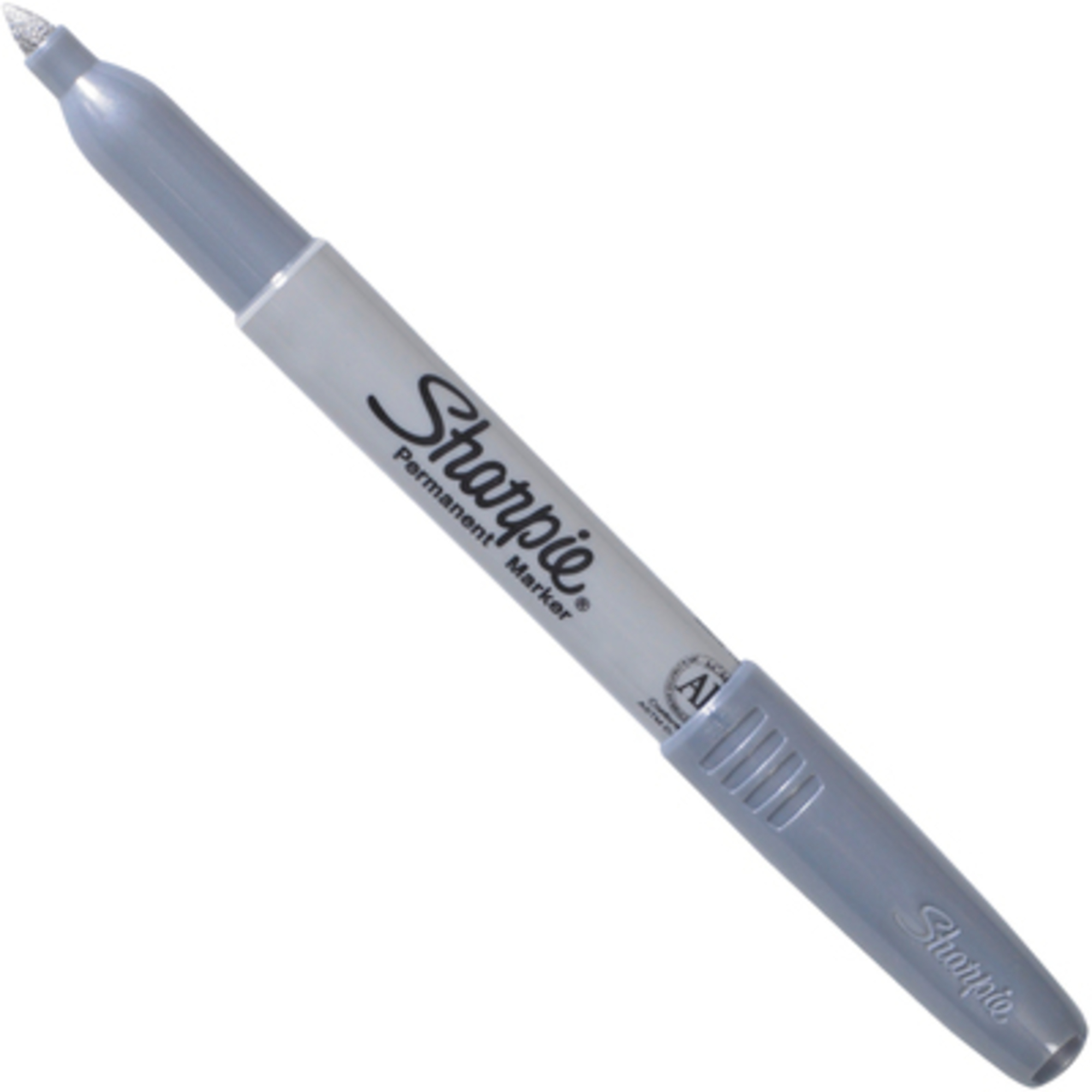 Sharpie Metallic Marker - Silver, Fine Point, Permanent, Waterproof, 12 Pcs, Model# MK420